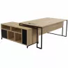 STRICTO│Bureau Direction avec meuble retour ouvert