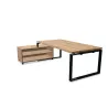 PRESTIGE│Bureau Direction avec meuble retour ouvert