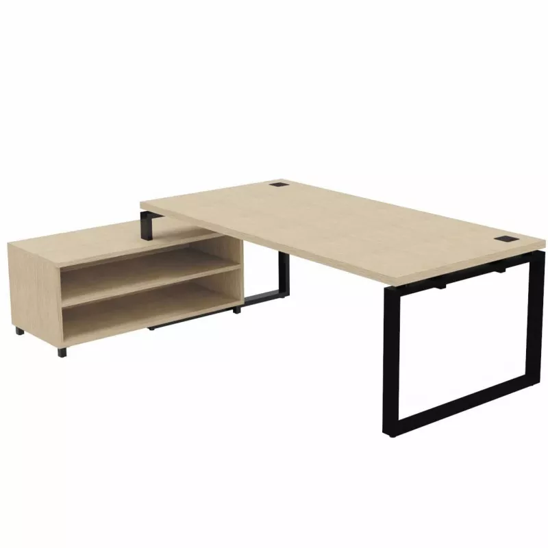 PRESTIGE│Bureau Direction avec meuble retour ouvert