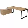 PRESTIGE│Bureau Direction avec meuble retour fermé