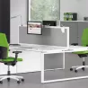 LUCIEN│Panneau écran acoustique en tissu gris clair