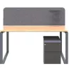 TWINS│Panneau écran standard en tissu gris clair