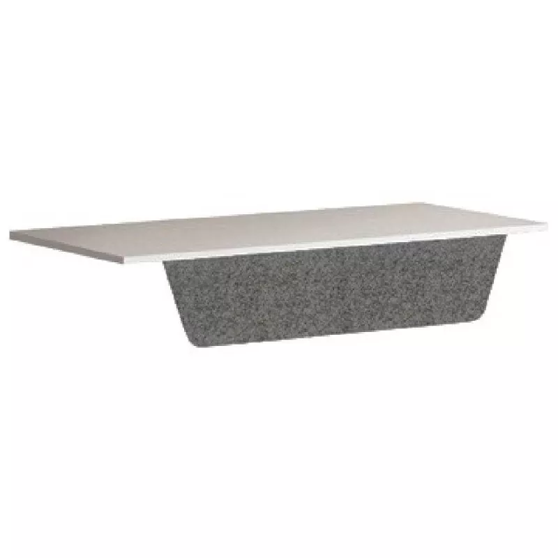 ABATTANTE│Voile de fond rabattable pour tables abattantes
