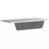 ABATTANTE│Voile de fond rabattable pour tables abattantes