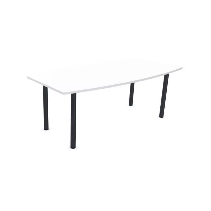 ELOISE│Table conférence tonneau 25mm 6 personnes 4 pieds 200x100