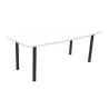 ELOISE│Table conférence tonneau 25mm 6 personnes 4 pieds 200x100