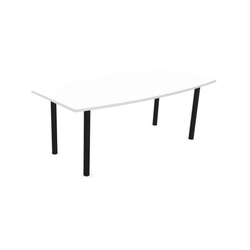 ELOISE│Table conférence tonneau 25mm 6 personnes 4 pieds 200x100