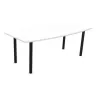ELOISE│Table conférence tonneau 25mm 6 personnes 4 pieds 200x100