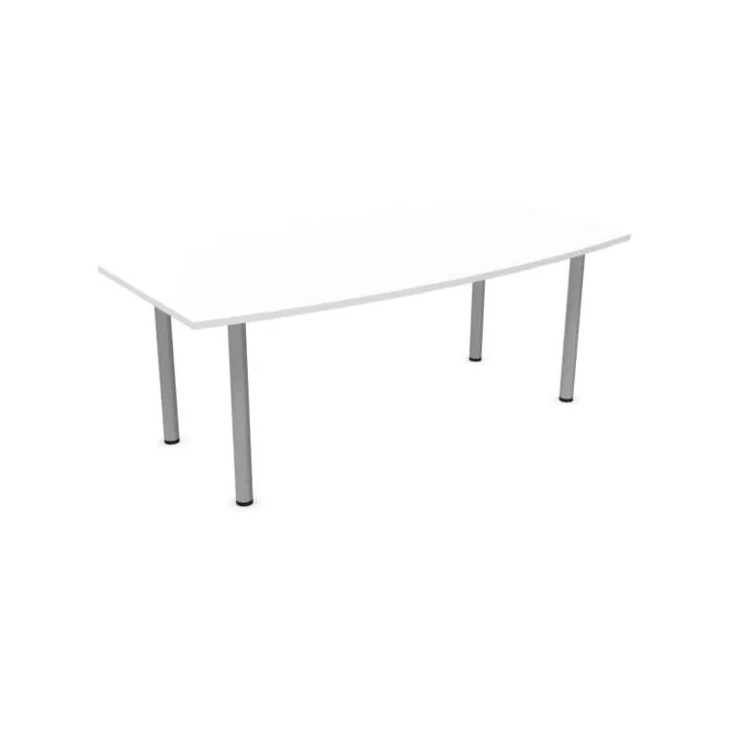 ELOISE│Table conférence tonneau 25mm 6 personnes 4 pieds 200x100