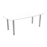 ELOISE│Table conférence tonneau 25mm 6 personnes 4 pieds 200x100