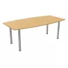 ELOISE│Table conférence tonneau 25mm 6 personnes 4 pieds 200x100