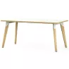 EVASION│Table rectangulaire L 120-140-160 x H 73.5 cm│2 coloris de plateaux / Pied hêtre massif
