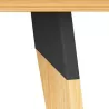 EVASION│Table ronde ø 120 x H 73.5 cm│2 coloris de plateaux / Pied hêtre massif