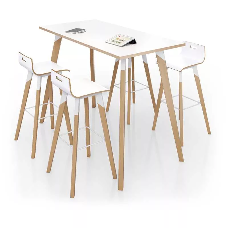 EVASION│Table L 160 x H 110 cm│2 coloris de plateaux / Pied hêtre massif