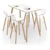 EVASION│Table L 160 x H 110 cm│2 coloris de plateaux / Pied hêtre massif