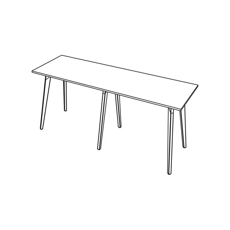 EVASION│Table L 240 x H 110 cm│2 coloris de plateaux / Pied hêtre massif