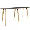 EVASION│Table L 240 x H 110 cm│2 coloris de plateaux / Pied hêtre massif