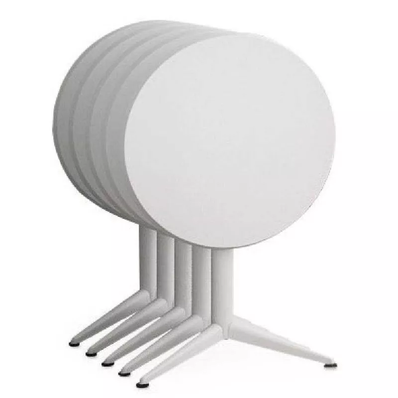 IRIS│Table H 73 cm Plateau rond ø 60 cm Outdoor rabattable