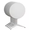 IRIS│Table H 73 cm Plateau rond ø 60 cm Outdoor rabattable