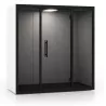CHATBOX│Cabine Acoustique 2 à 4 personnes Duo CB2 Blanche Nue