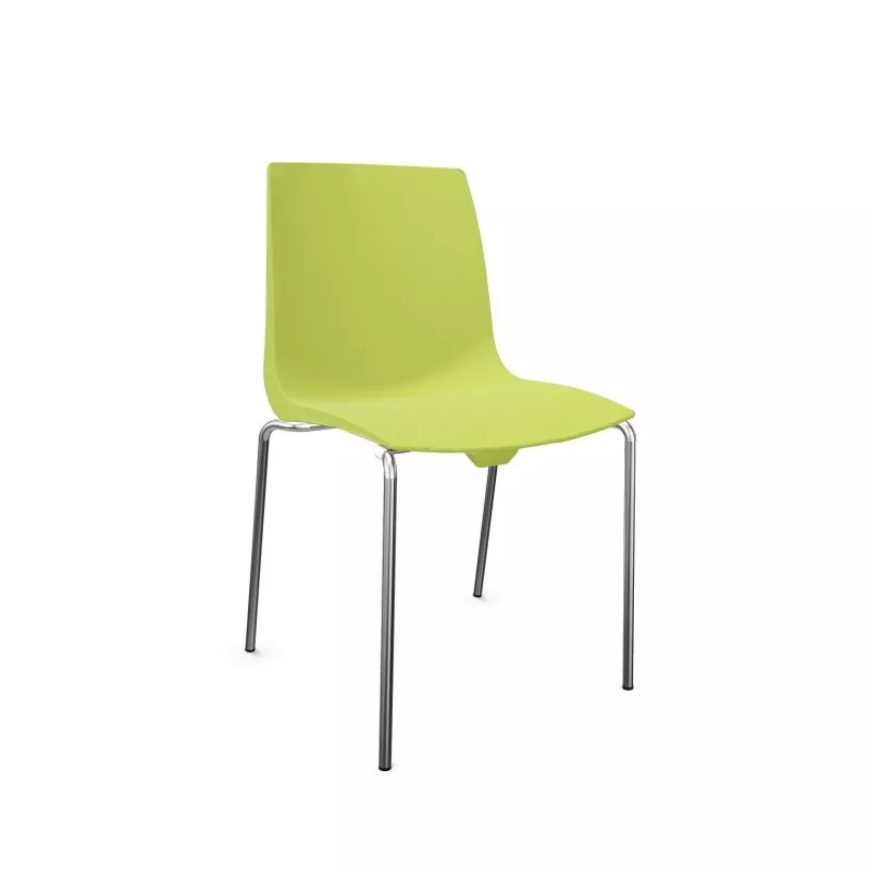 RIO│Lot de 3 chaises de collectivité coque