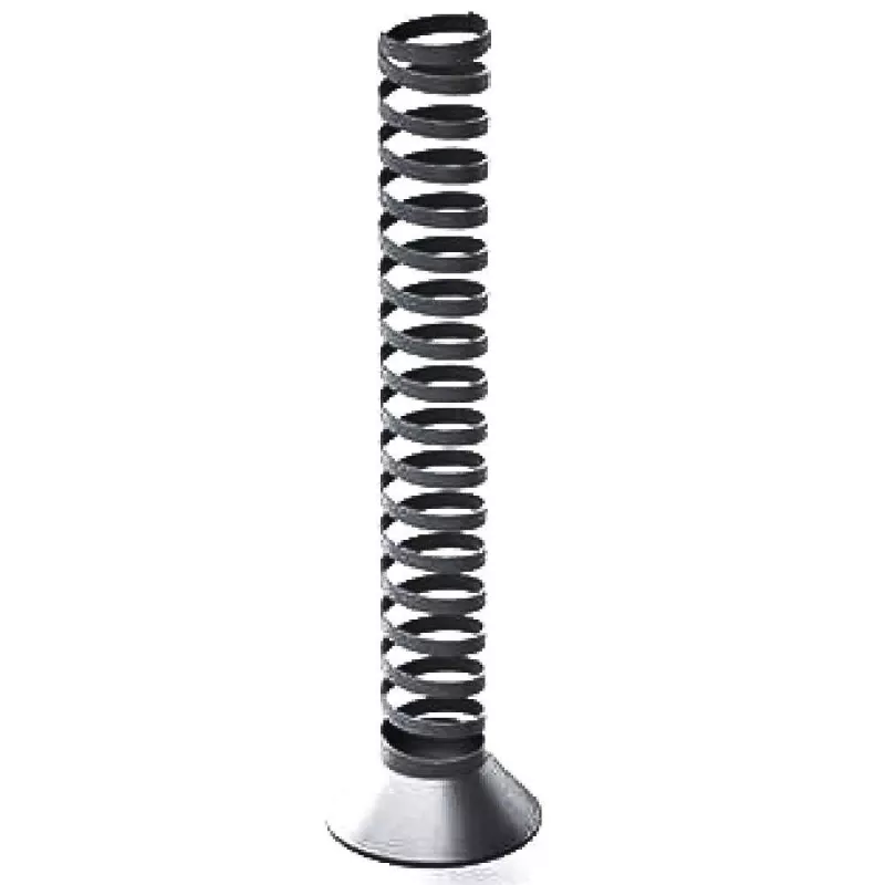 EOL│Vertèbre Design gris aluminium extensible pour bureau