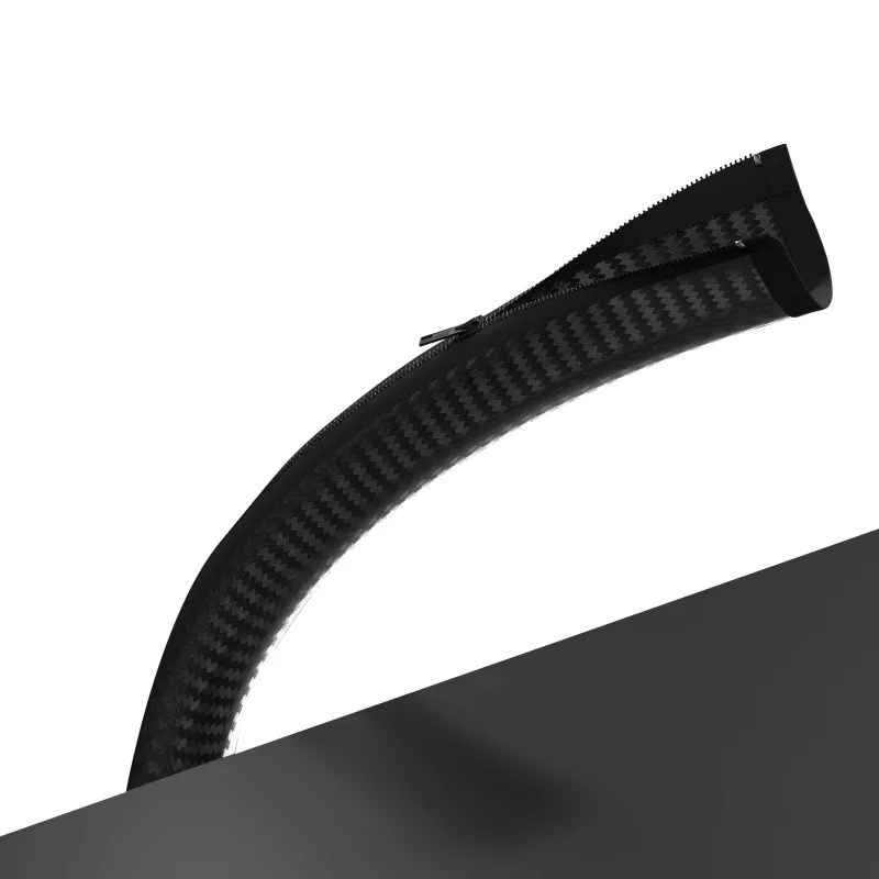 EOL│Gaine souple zippé H 75 cm noire
