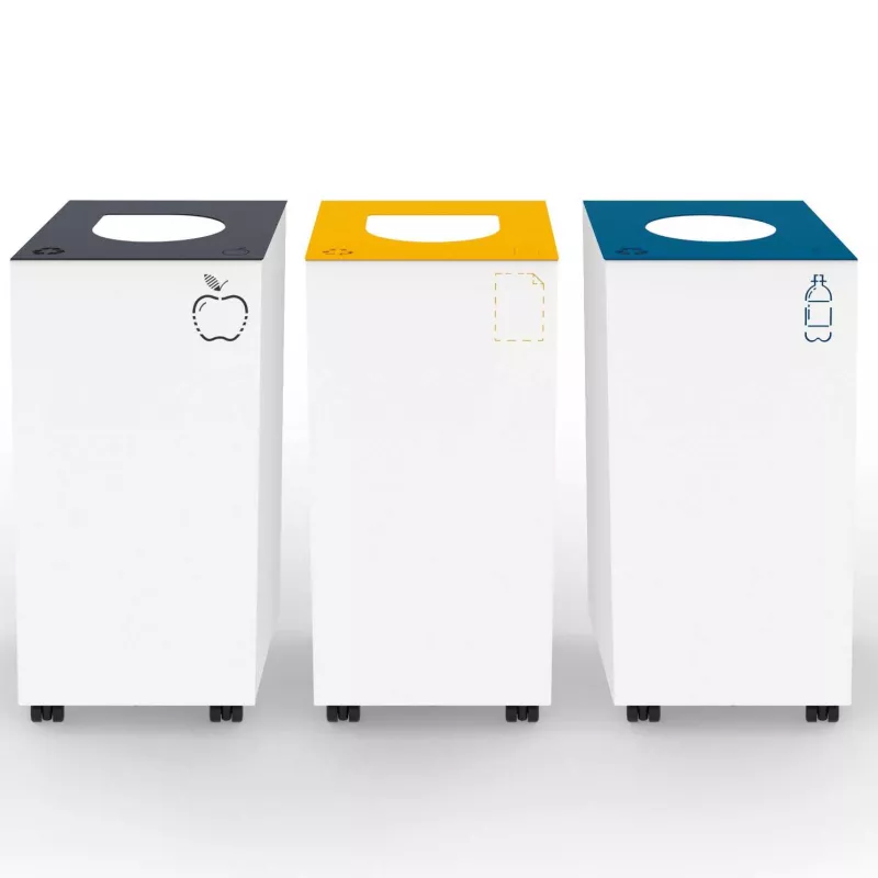 POUBELLE│Collective 60 litres pour plastiques