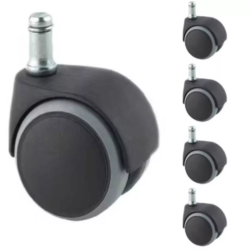 BURO │Jeux de 5 Roulettes ø50 mm pour sols durs (parquets, carrelages)