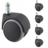 BURO │Jeux de 5 Roulettes ø50 mm pour sols durs (parquets, carrelages)