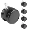 BURO │Jeux de 5 Roulettes ø65 mm pour sols durs (parquets, carrelages)