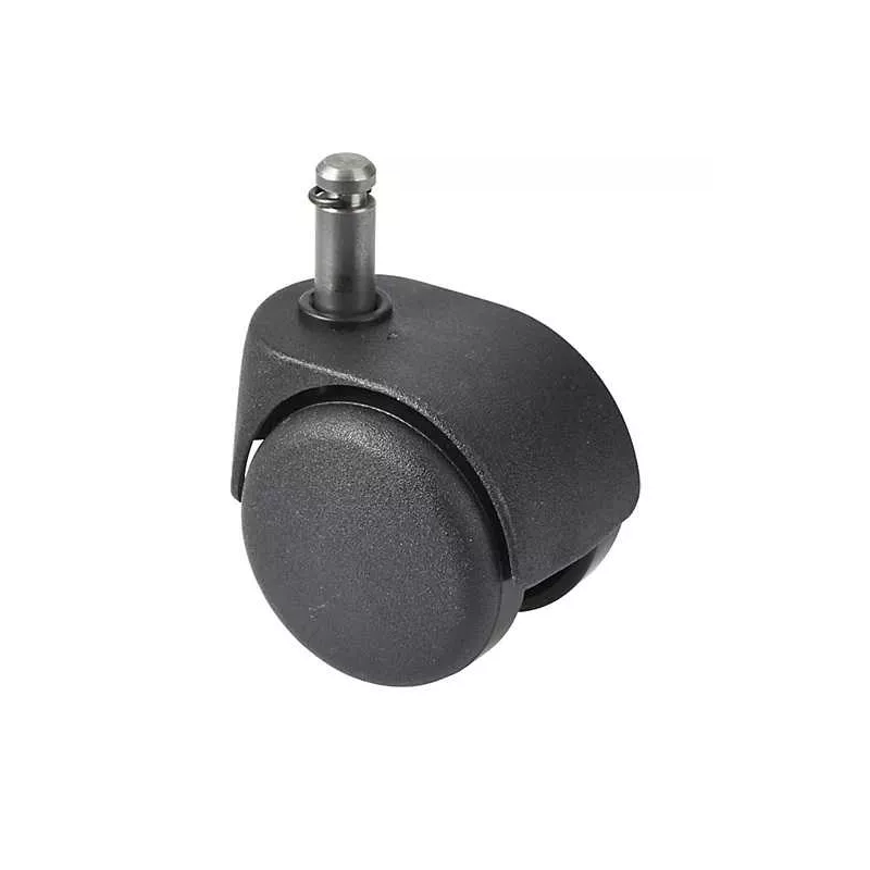 BURO│Jeux de 5 Roulettes ø50 mm hors charge pour sols souples (tapis, moquettes)