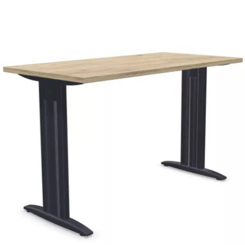 IDOL│Bureau droit pieds fixes Profondeur 60 cm