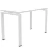 CONECT│Bureau droit pied arche acier Profondeur 60 cm