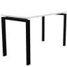 CONECT│Bureau droit pied arche acier Profondeur 60 cm