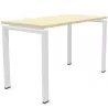 CONECT│Bureau droit pied arche acier Profondeur 60 cm