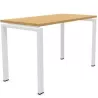 CONECT│Bureau droit pied arche acier Profondeur 60 cm