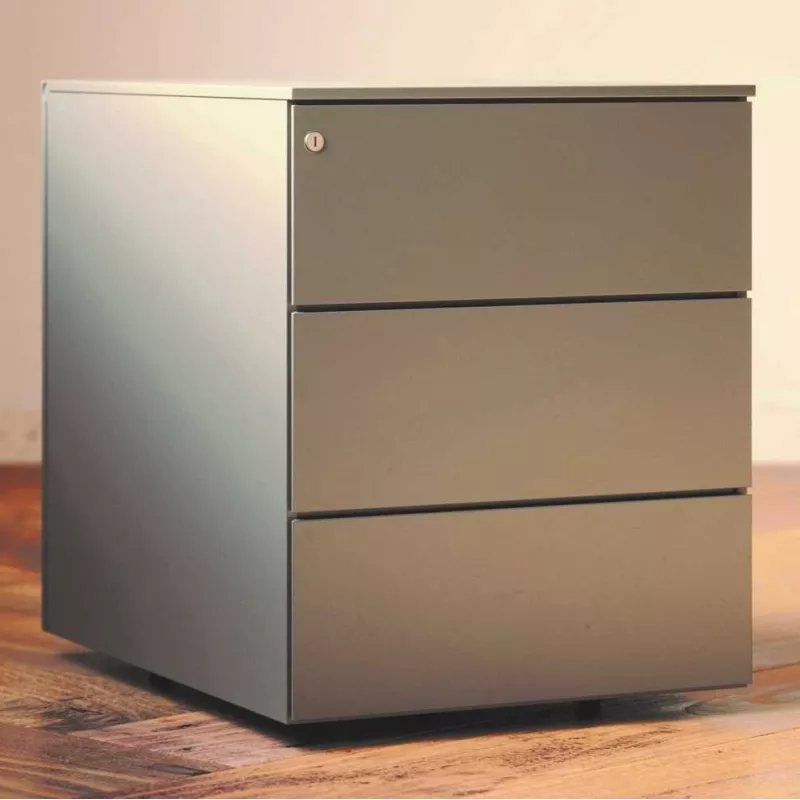 PAISIBLE│Caisson 2 ou 3 tiroirs acier