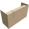FIFTY FULL│Banque Accueil droite avec parement L 280 cm