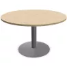 ENSEMBLE│Table ronde pied central│120 cm│ 4-5 personnes
