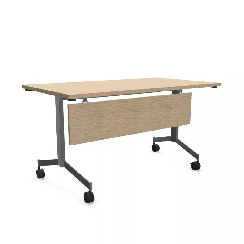 EUREKA│Table abattante rectangulaire Profondeur 70 cm avec voile de fond