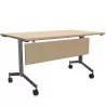 EUREKA│Table abattante rectangulaire Profondeur 70 cm avec voile de fond