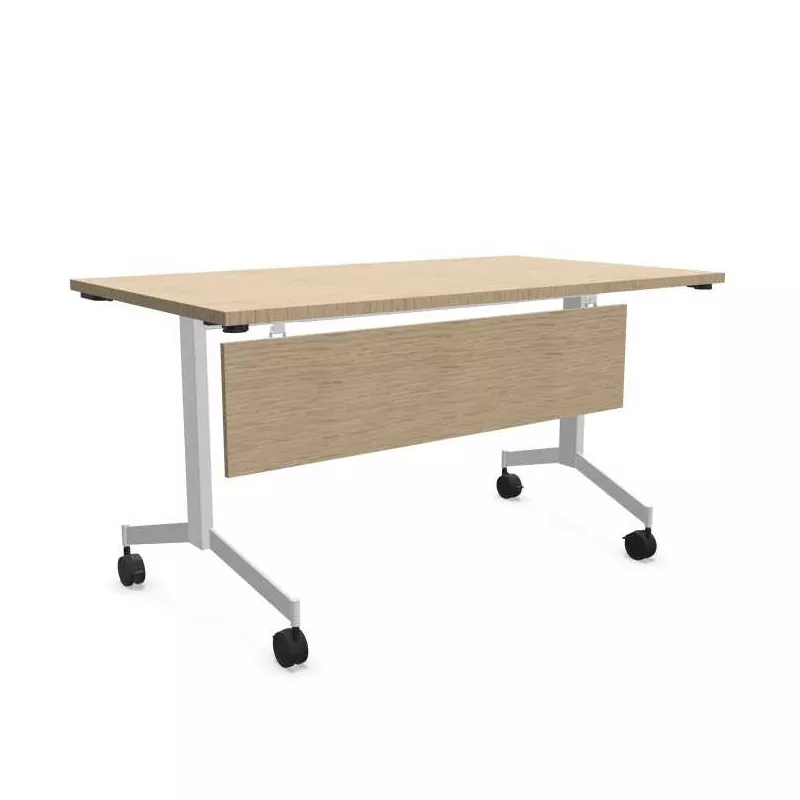 EUREKA│Table abattante rectangulaire Profondeur 70 cm avec voile de fond