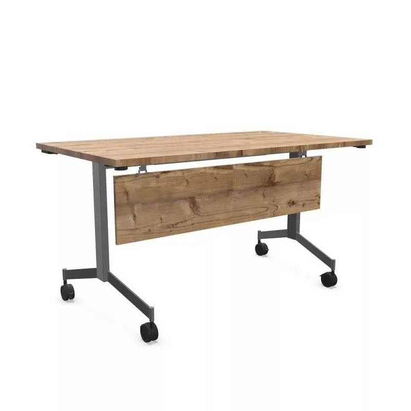 EUREKA│Table abattante rectangulaire Profondeur 70 cm avec voile de fond