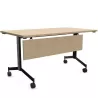 EUREKA│Table abattante rectangulaire Profondeur 80 cm avec voile de fond