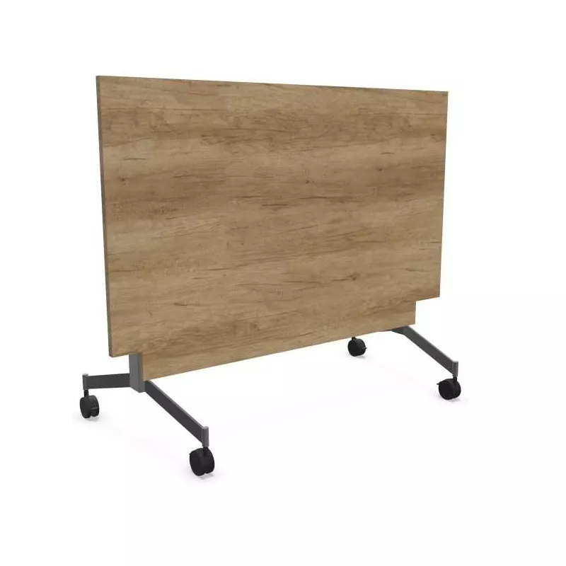 EUREKA│Table abattante rectangulaire Profondeur 80 cm avec voile de fond