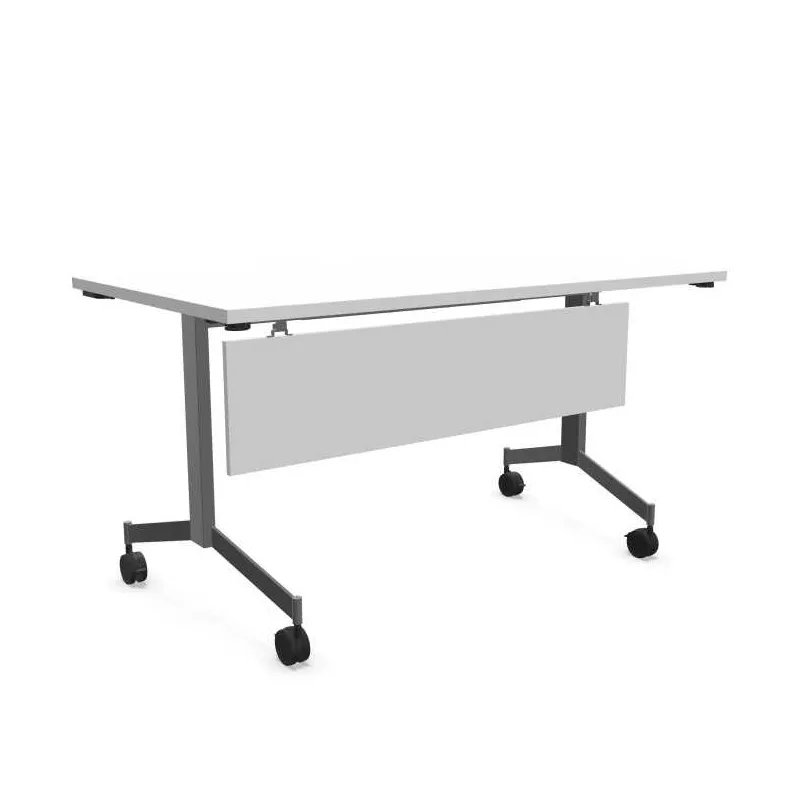 EUREKA│Table abattante rectangulaire Profondeur 80 cm avec voile de fond