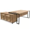 STRICTO│Bureau Direction avec meuble retour ouvert