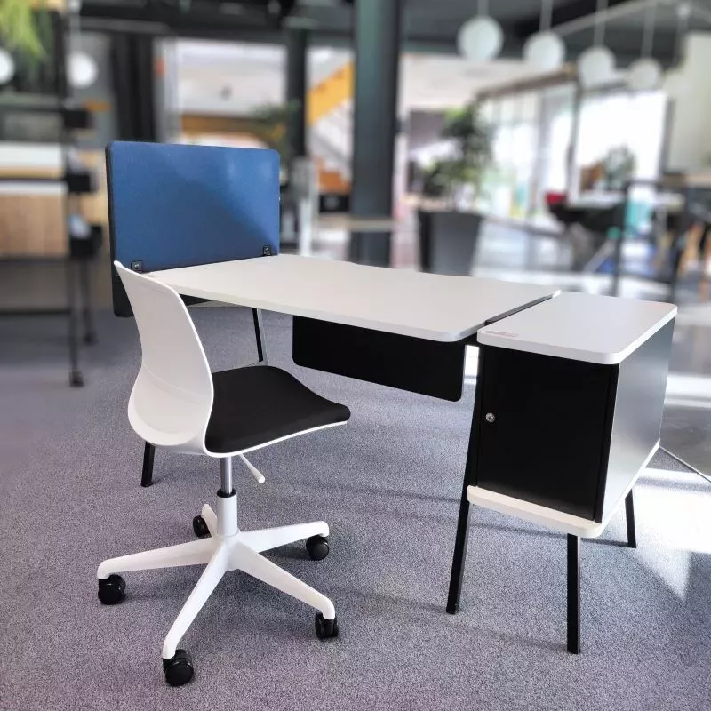 COCCINELLE│Siège opératif réglable en hauteur - assise pivotante