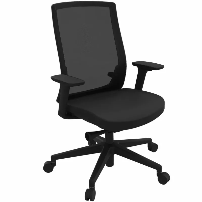 PAPILLON│Fauteuil de travail réglage automatique résille autoportante